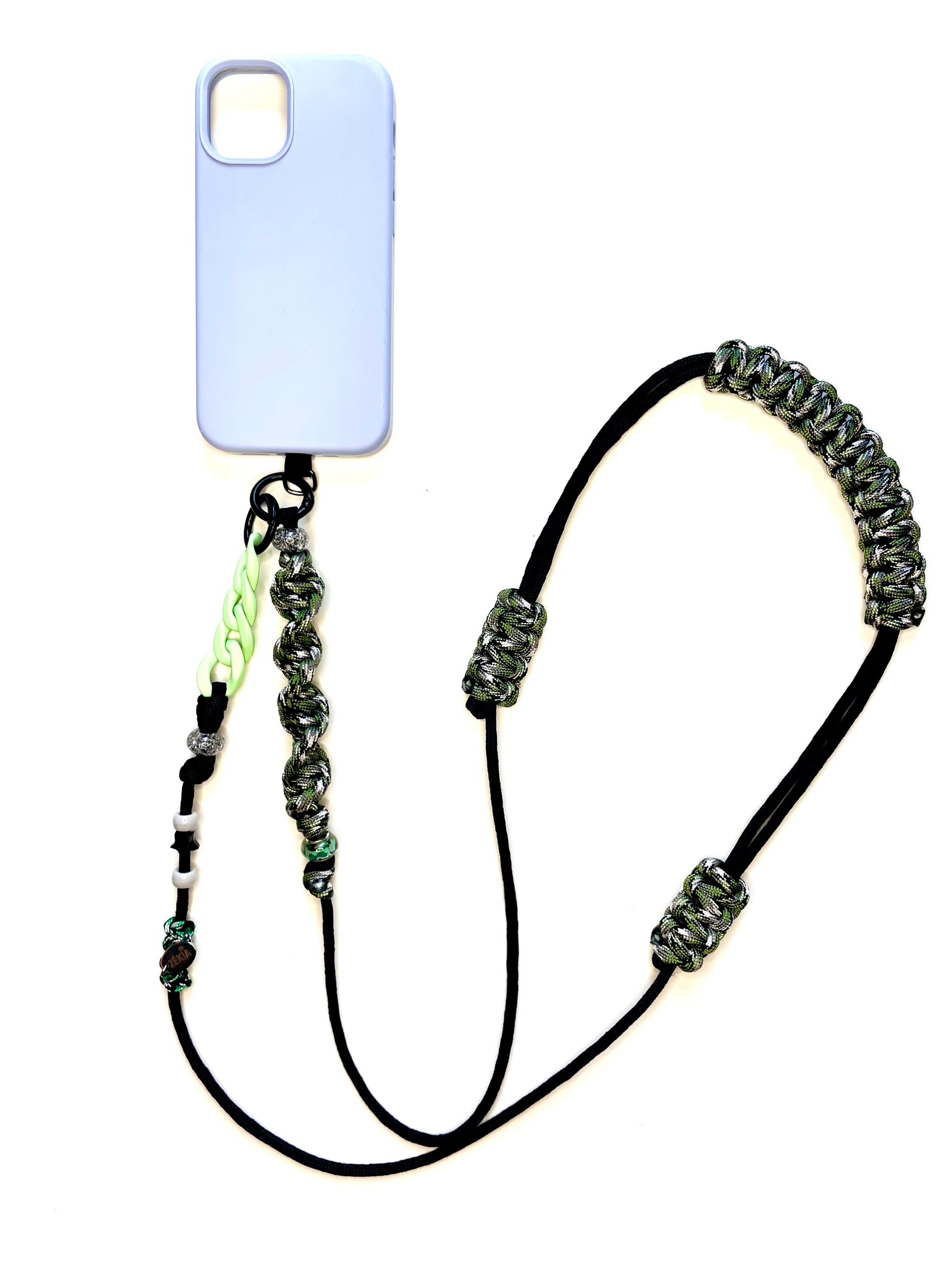Cordon de telephone paracorde fait main a Marseille - zekia accessoires artisanaux