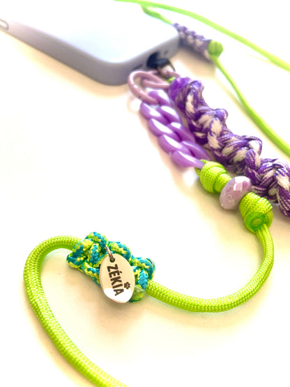 Cordon de telephone paracorde fait main a Marseille - zekia accessoires artisanaux