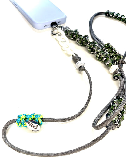 Cordon de telephone paracorde fait main a Marseille - zekia accessoires artisanaux