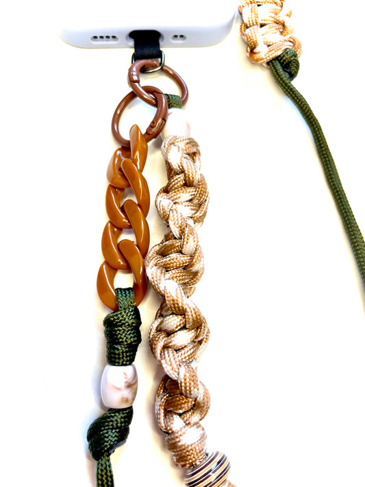 Cordon de telephone paracorde fait main a Marseille - zekia accessoires artisanaux