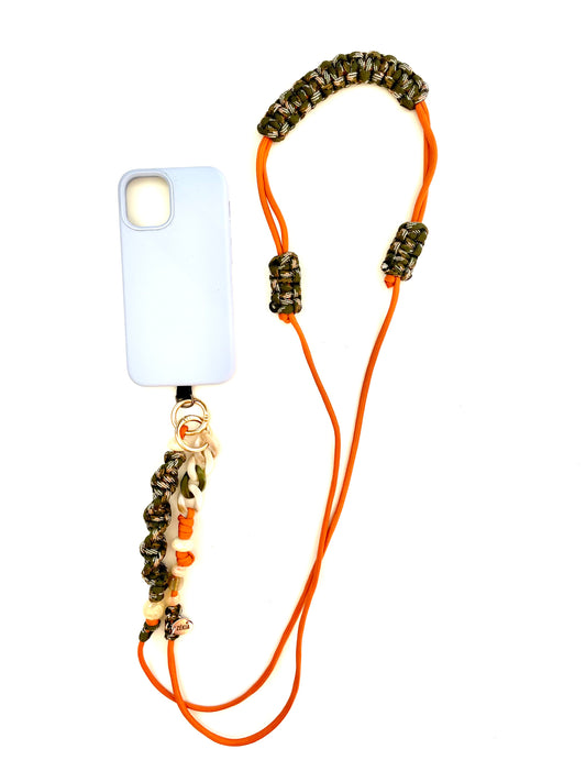 Cordon de telephone paracorde fait main a Marseille - zekia accessoires artisanaux