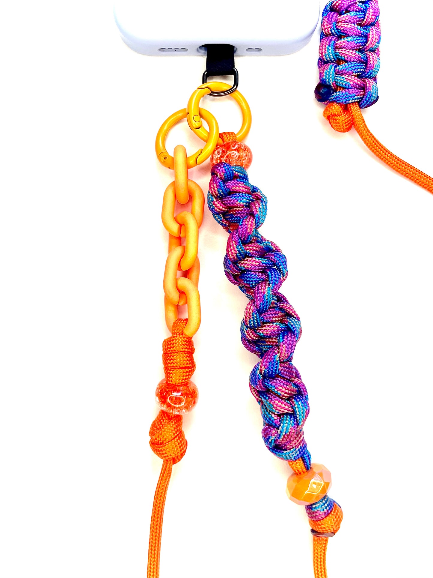 Cordon de telephone paracorde fait main a Marseille - zekia accessoires artisanaux