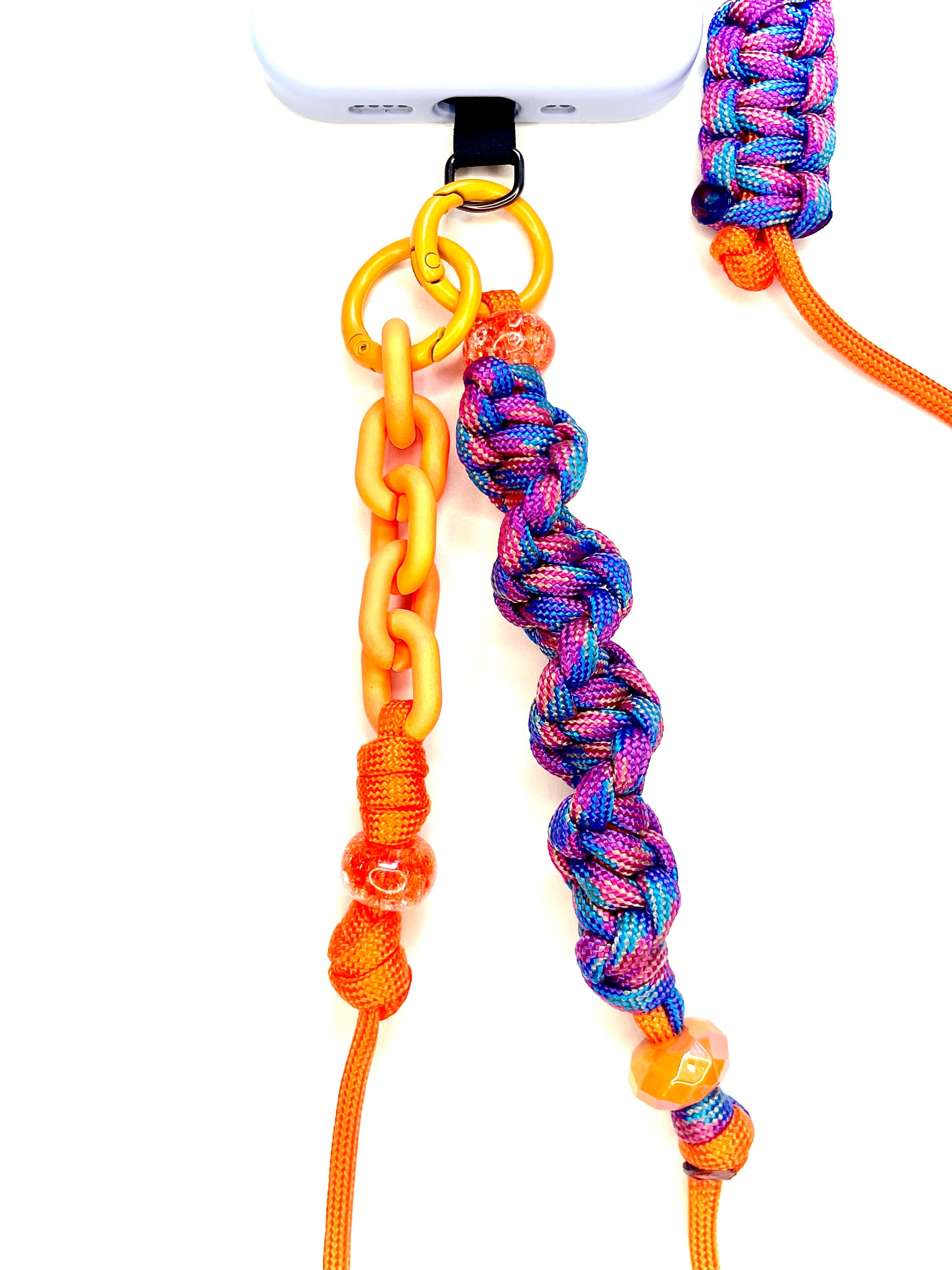 Cordon de telephone paracorde fait main a Marseille - zekia accessoires artisanaux