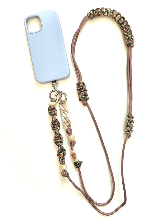 cordon telephone paracorde ajustable solide fait main marseille