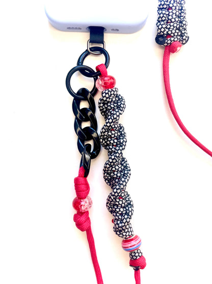 Cordon de telephone paracorde fait main a Marseille - zekia accessoires artisanaux