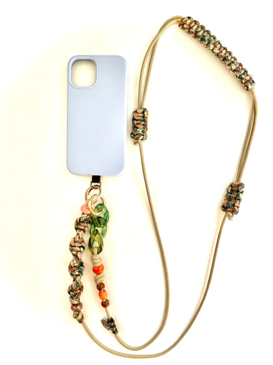 Cordon de telephone paracorde fait main a Marseille - zekia accessoires artisanaux