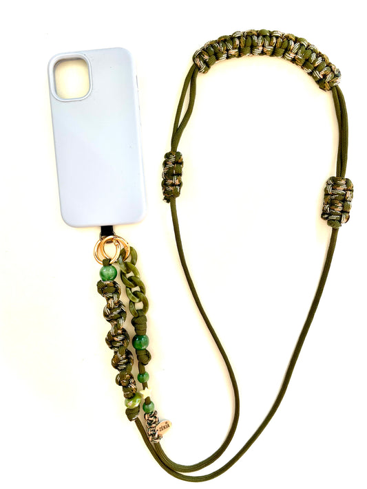 Cordon de telephone paracorde fait main a Marseille - zekia accessoires artisanaux