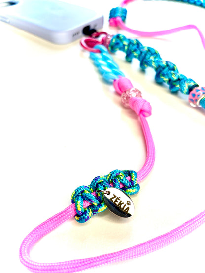 Cordon de telephone paracorde fait main a Marseille - zekia accessoires artisanaux