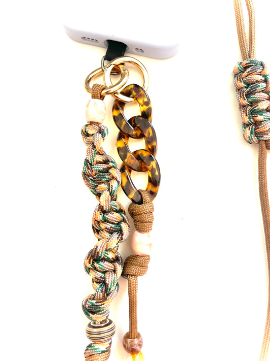 Cordon de telephone paracorde fait main a Marseille - zekia accessoires artisanaux