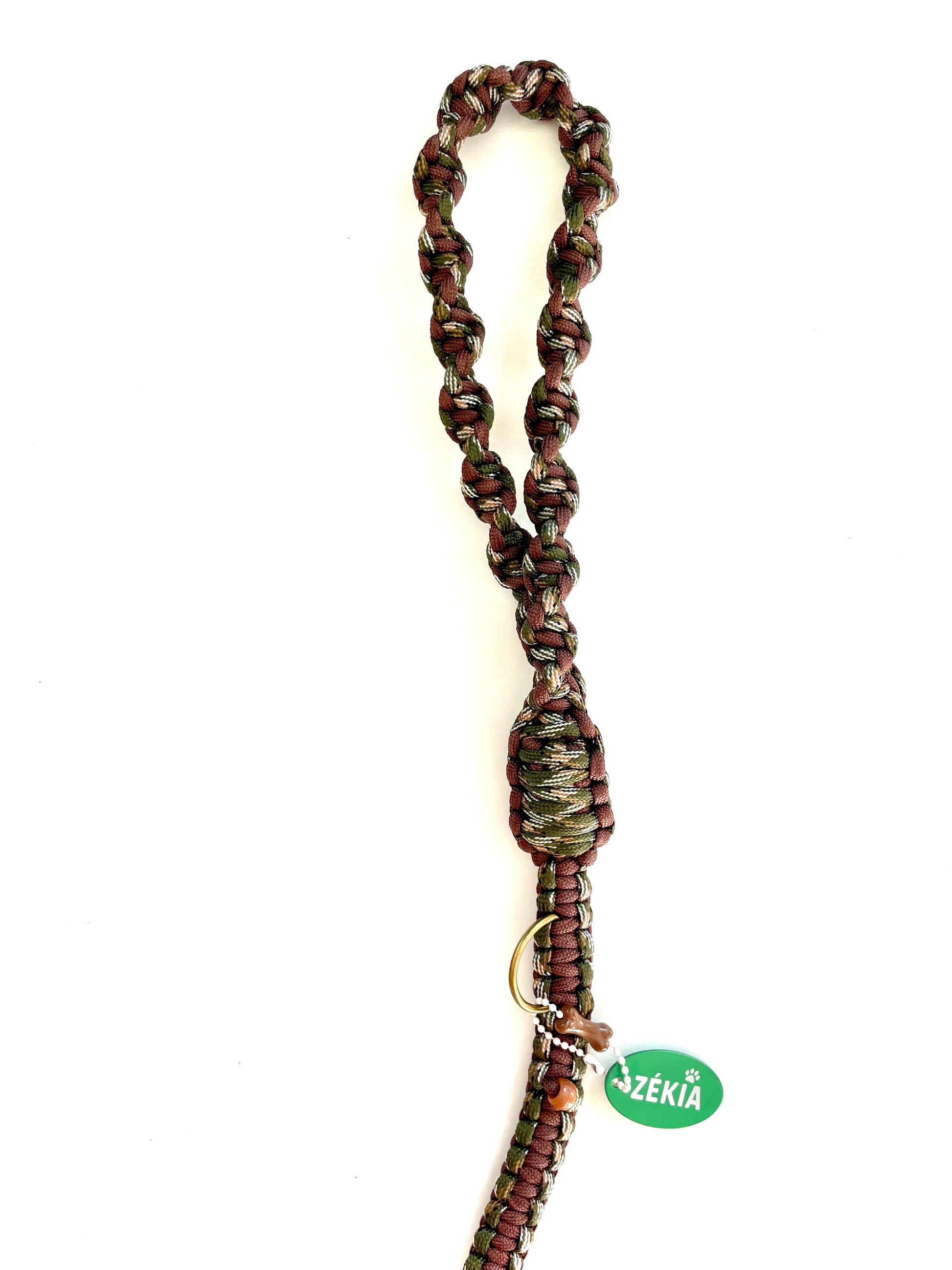 Laisse pour chien en paracorde faite main à Marseille - Zékia accessoires artisanaux