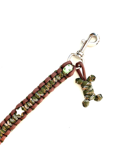 Laisse pour chien en paracorde faite main à Marseille - Zékia accessoires artisanaux