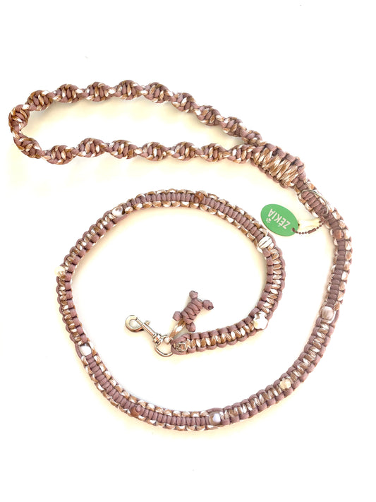 Laisse pour chien en paracorde faite main à Marseille - Zékia accessoires artisanaux